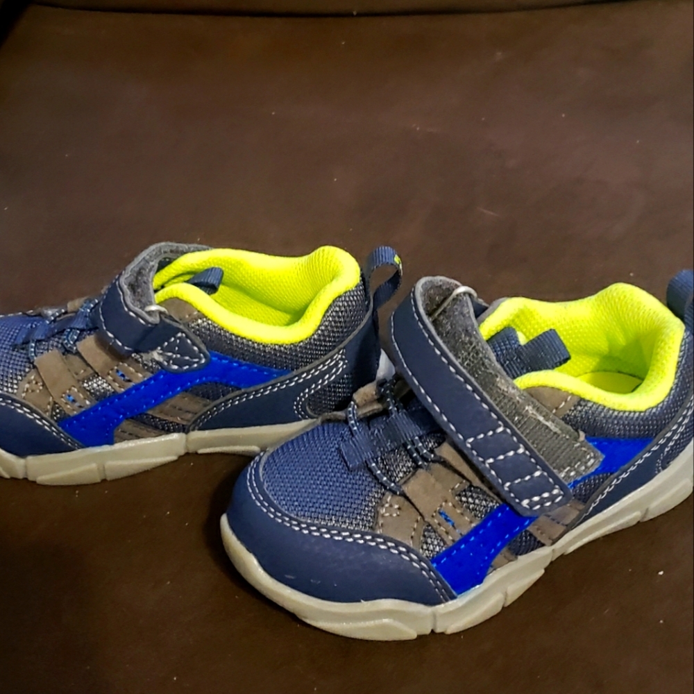 Stride Rite size 7 blue toddler shoes